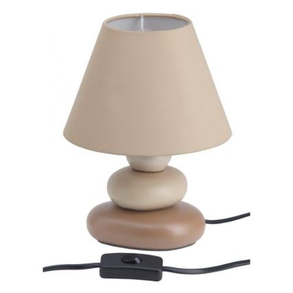 Brilliant - Lampada da tavolo PAOLO 1xE14/40W/230V ceramiche/beige