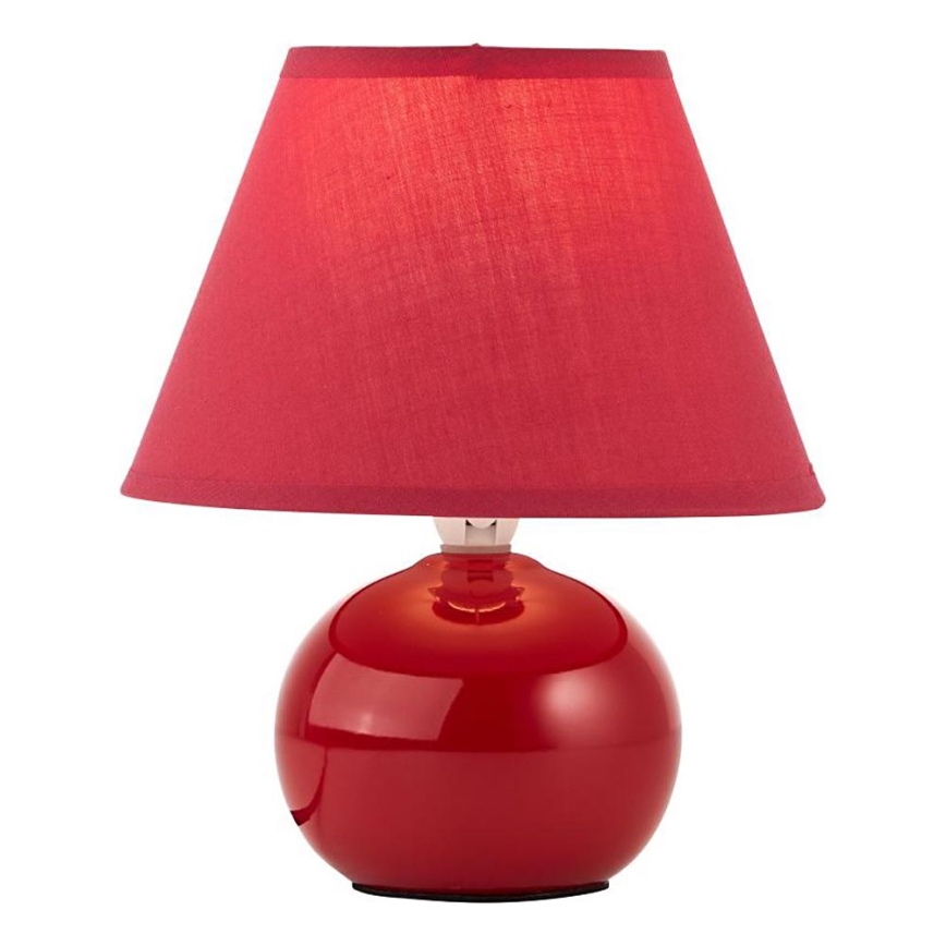 Brilliant - Lampada da tavolo PRIMO 1xE14/40W/230V ceramiche/rosso