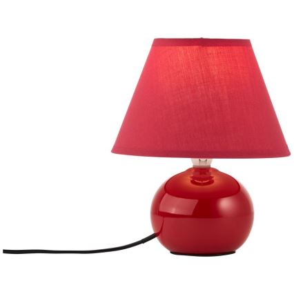 Brilliant - Lampada da tavolo PRIMO 1xE14/40W/230V ceramiche/rosso