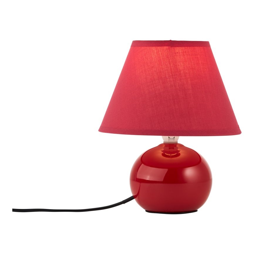 Brilliant - Lampada da tavolo PRIMO 1xE14/40W/230V ceramiche/rosso