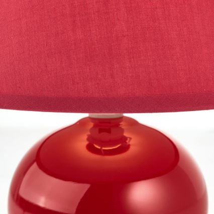 Brilliant - Lampada da tavolo PRIMO 1xE14/40W/230V ceramiche/rosso