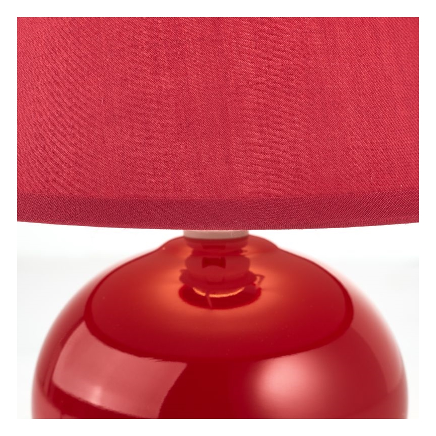 Brilliant - Lampada da tavolo PRIMO 1xE14/40W/230V ceramiche/rosso