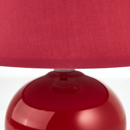 Brilliant - Lampada da tavolo PRIMO 1xE14/40W/230V ceramiche/rosso
