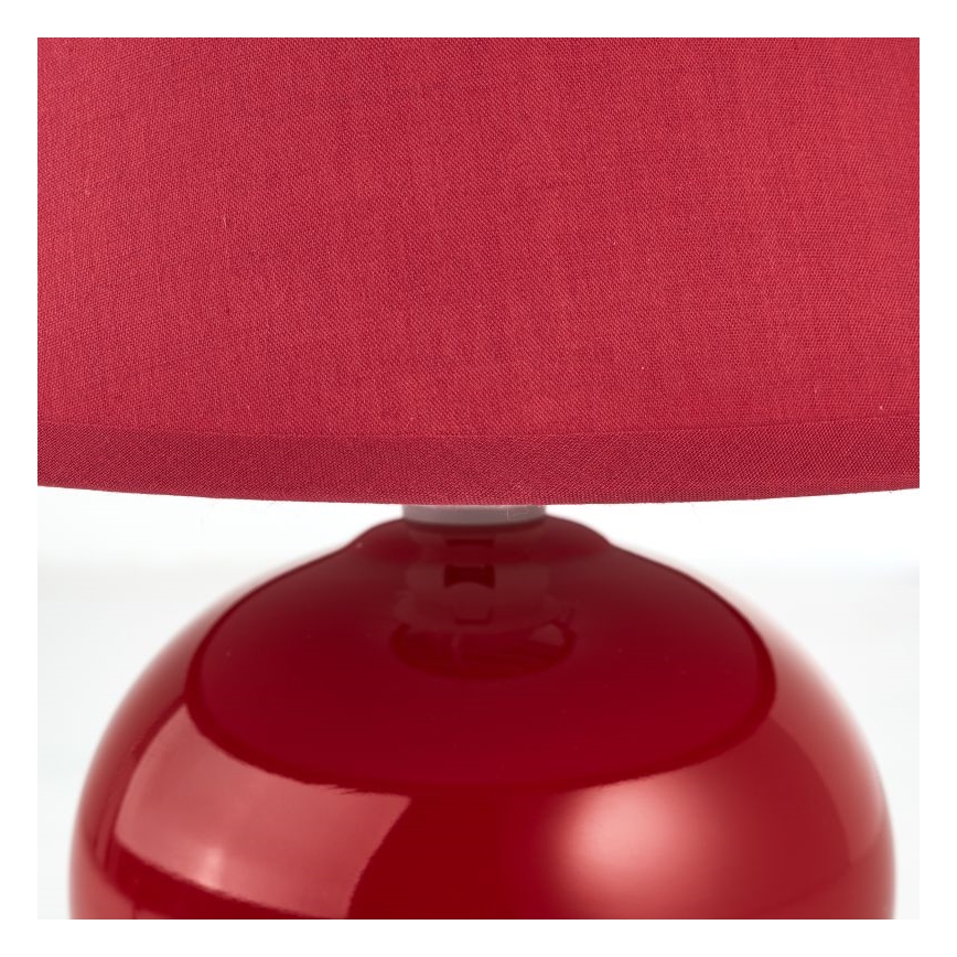 Brilliant - Lampada da tavolo PRIMO 1xE14/40W/230V ceramiche/rosso