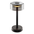 Brilliant - Lampada da tavolo ricaricabile a LED dimmerabile a sfioramento per esterni RAZOR LED/2,5W/5V 2700K 2600 mAh IP44 nera