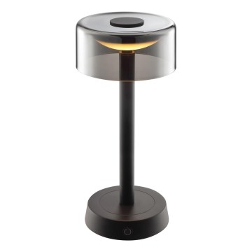 Brilliant - Lampada da tavolo ricaricabile a LED dimmerabile a sfioramento per esterni RAZOR LED/2,5W/5V 2700K 2600 mAh IP44 nera