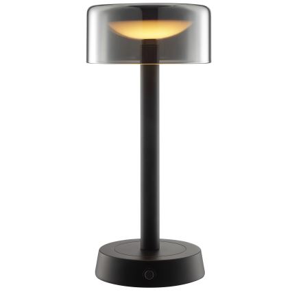 Brilliant - LED dimmerabile ricaricabile a sfioramento lampada da tavolo per esterni RAZOR LED/2,5W/5V 2700K 2600 mAh IP44 nero