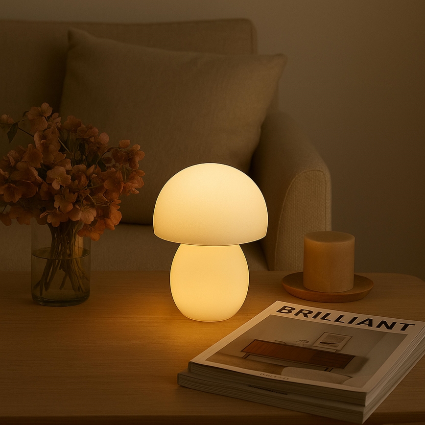 Brilliant - Lampada da tavolo LED dimmerabile ricaricabile a sfioramento DUPIS LED/2W/5V 2700K 1800 mAh bianca