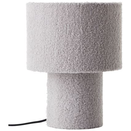 Brilliant - Lampada da tavolo TEDDY 1xE27/20W/230V grigia