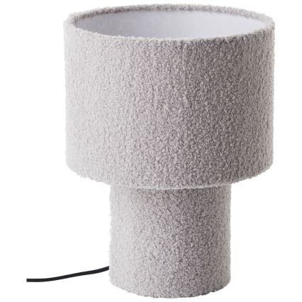 Brilliant - Lampada da tavolo TEDDY 1xE27/20W/230V grigia