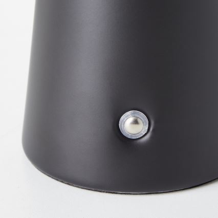 Brilliant - Lampada da tavolo da esterno dimmerabile a LED con controllo touch MUFFIN LED/3W/5V USB 2600 mAh IP44 nero