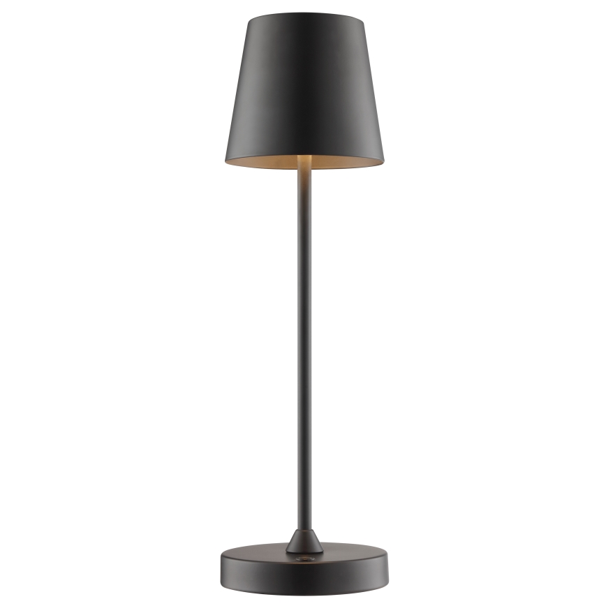 Brilliant - Lampada da tavolo da esterno LED ricaricabile dimmerabile a sfioramento ELORA LED/2,5W/5V 2700K 2600 mAh IP44 nera