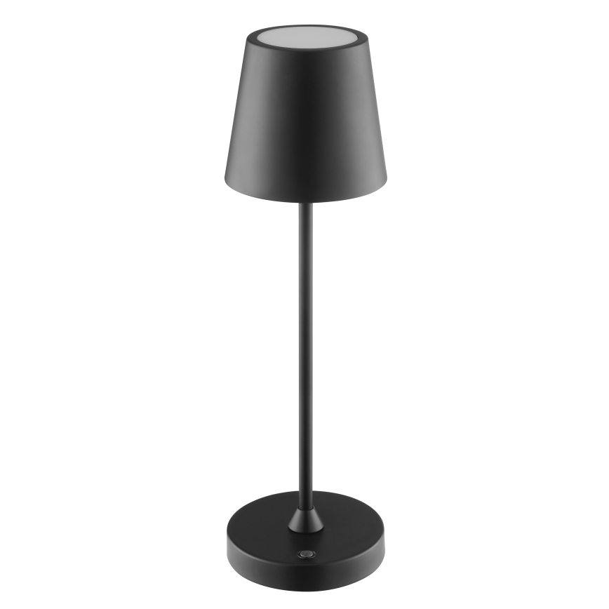 Brilliant - Lampada da tavolo da esterno LED ricaricabile dimmerabile a sfioramento ELORA LED/2,5W/5V 2700K 2600 mAh IP44 nera