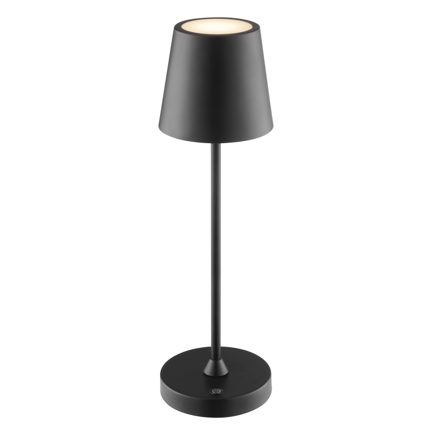 Brilliant - Lampada da tavolo da esterno LED ricaricabile dimmerabile a sfioramento ELORA LED/2,5W/5V 2700K 2600 mAh IP44 nera