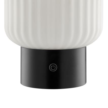 Brilliant - Lampada da tavolo ricaricabile per esterni a sfioramento dimmerabile LED RGBW SARASTRO LED/3W/5V 2700K 1800 mAh IP44 bianca