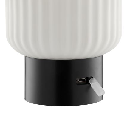 Brilliant - Lampada da tavolo ricaricabile per esterni a sfioramento dimmerabile LED RGBW SARASTRO LED/3W/5V 2700K 1800 mAh IP44 bianca