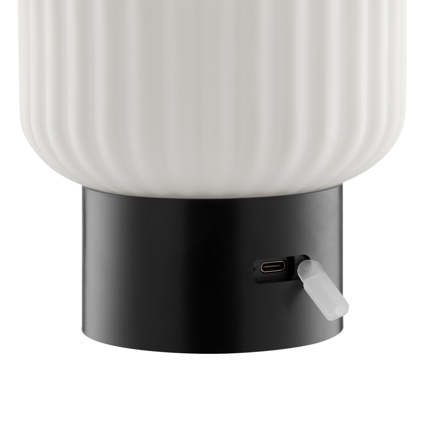 Brilliant - Lampada da tavolo ricaricabile per esterni a sfioramento dimmerabile LED RGBW SARASTRO LED/3W/5V 2700K 1800 mAh IP44 bianca
