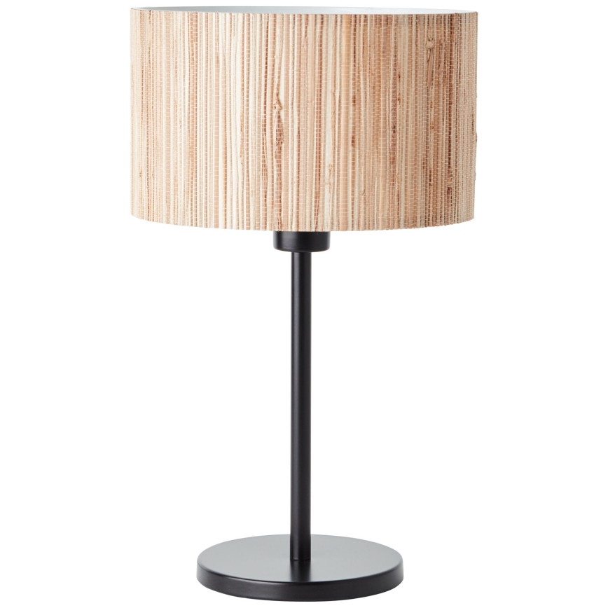 Brilliant - Lampada da tavolo WIMEA 1xE27/52W/230V nera/beige