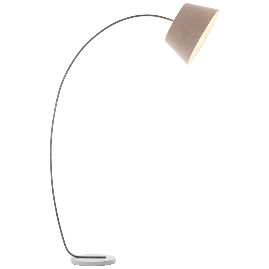 Brilliant - Lampada da terra BROK 1xE27/60W/230V tortora