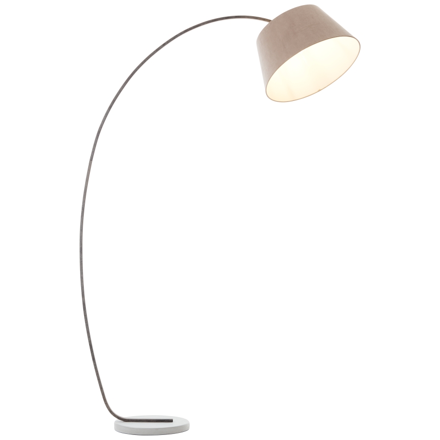 Brilliant - Lampada da terra BROK 1xE27/60W/230V tortora