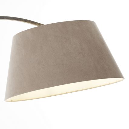Brilliant - Lampada da terra BROK 1xE27/60W/230V tortora