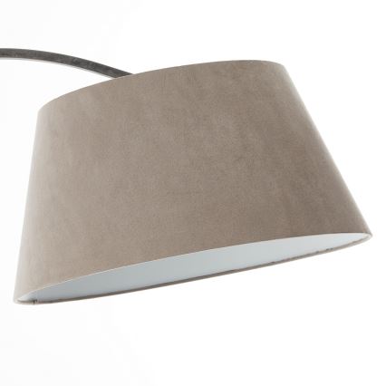 Brilliant - Lampada da terra BROK 1xE27/60W/230V tortora