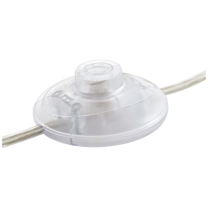 Brilliant - Lampada da terra CLARIE 1xE27/60W/230V cromo opaco/bianco