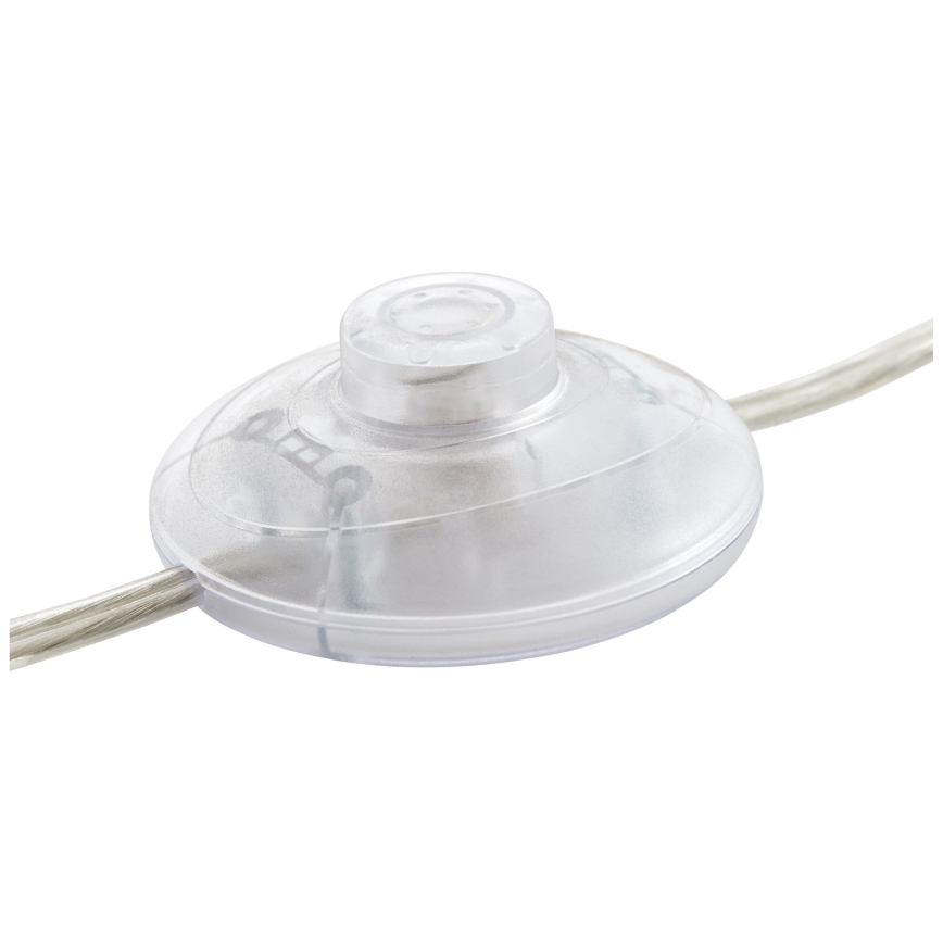 Brilliant - Lampada da terra CLARIE 1xE27/60W/230V cromo opaco/bianco