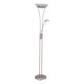 Brilliant - Lampada da terra dimmerabile a LED FINN 2xLED/13W/230V cromo satinato