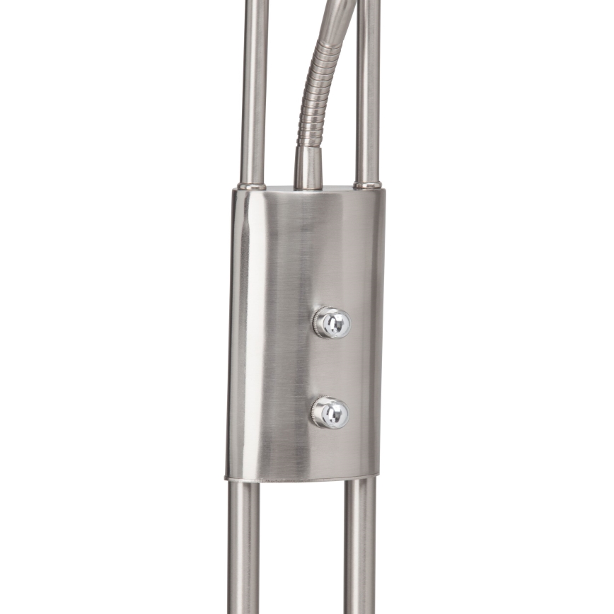 Brilliant - Lampada da terra dimmerabile a LED FINN 2xLED/13W/230V cromo satinato