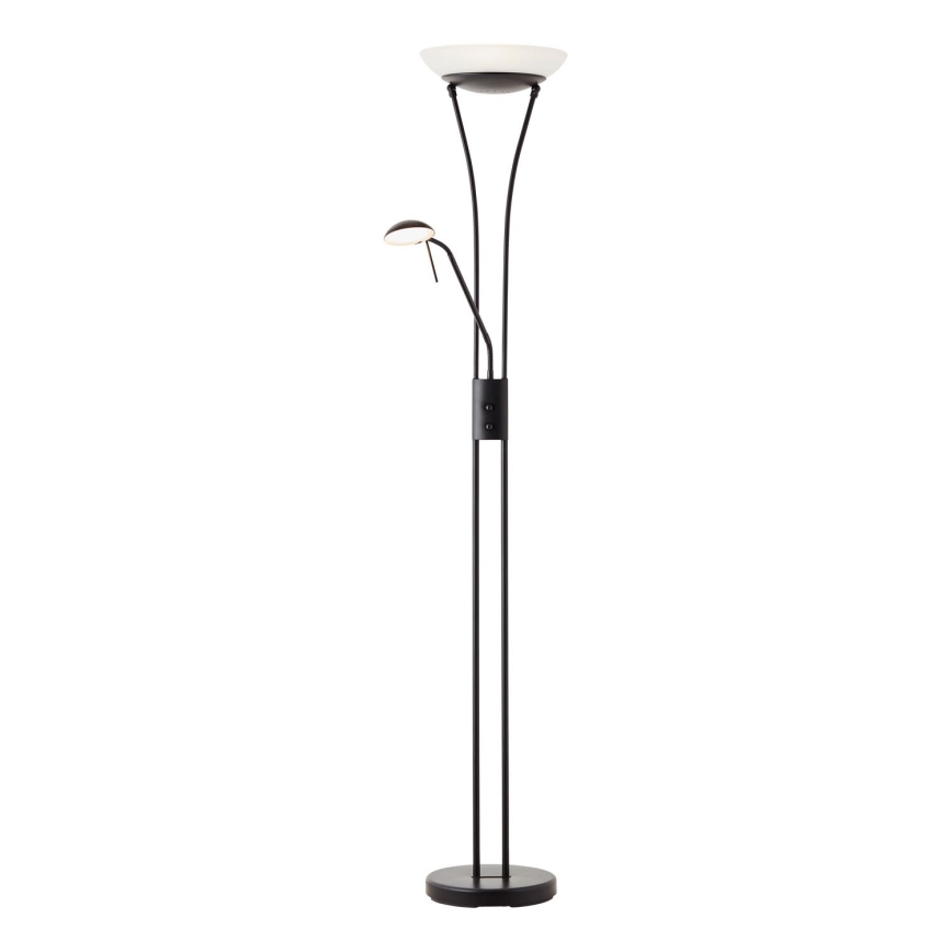 Brilliant - Lampada da terra dimmerabile a LED FINN 2xLED/13W/230V nera