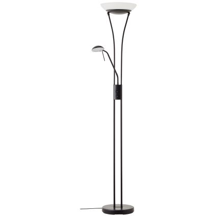 Brilliant - Lampada da terra dimmerabile a LED FINN 2xLED/13W/230V nera