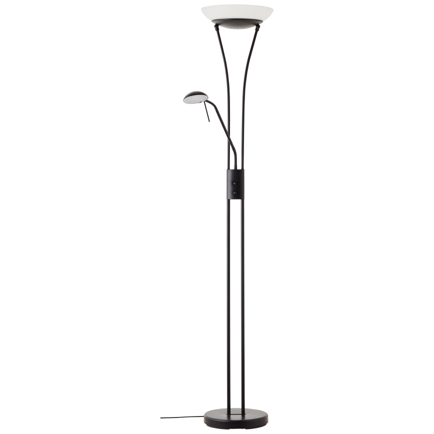 Brilliant - Lampada da terra dimmerabile a LED FINN 2xLED/13W/230V nera