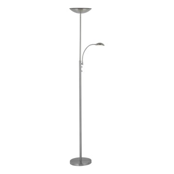 Brilliant - Lampada da terra dimmerabile a LED ROSANNA 2xLED/13W/230V cromo opaco