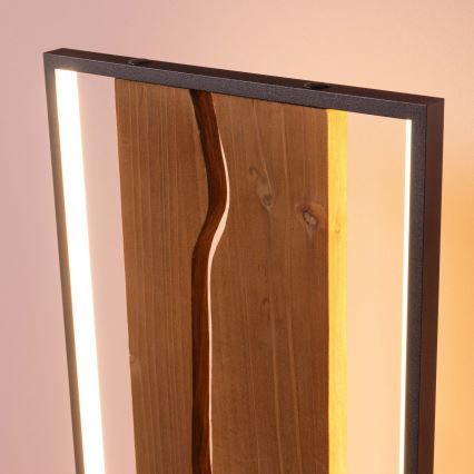 Brilliant - Lampada da terra LED THUNDER LED/18W/230V in pino