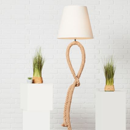 Brilliant - Lampada da terra SAILOR 1xE27/40W/230V beige/crema