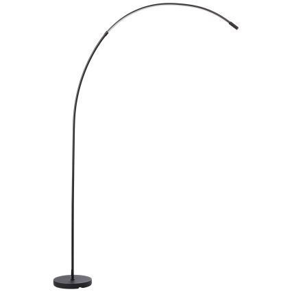 Brilliant - Lampada da terra touch dimmerabile a LED BOW LED/14W/230V 3000/4000/6500K nero