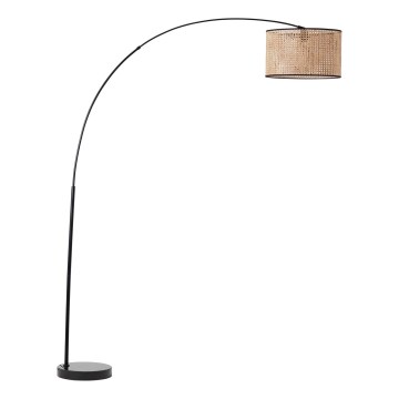 Brilliant - Lampada da terra WILEY 1xE27/60W/230V nera/beige