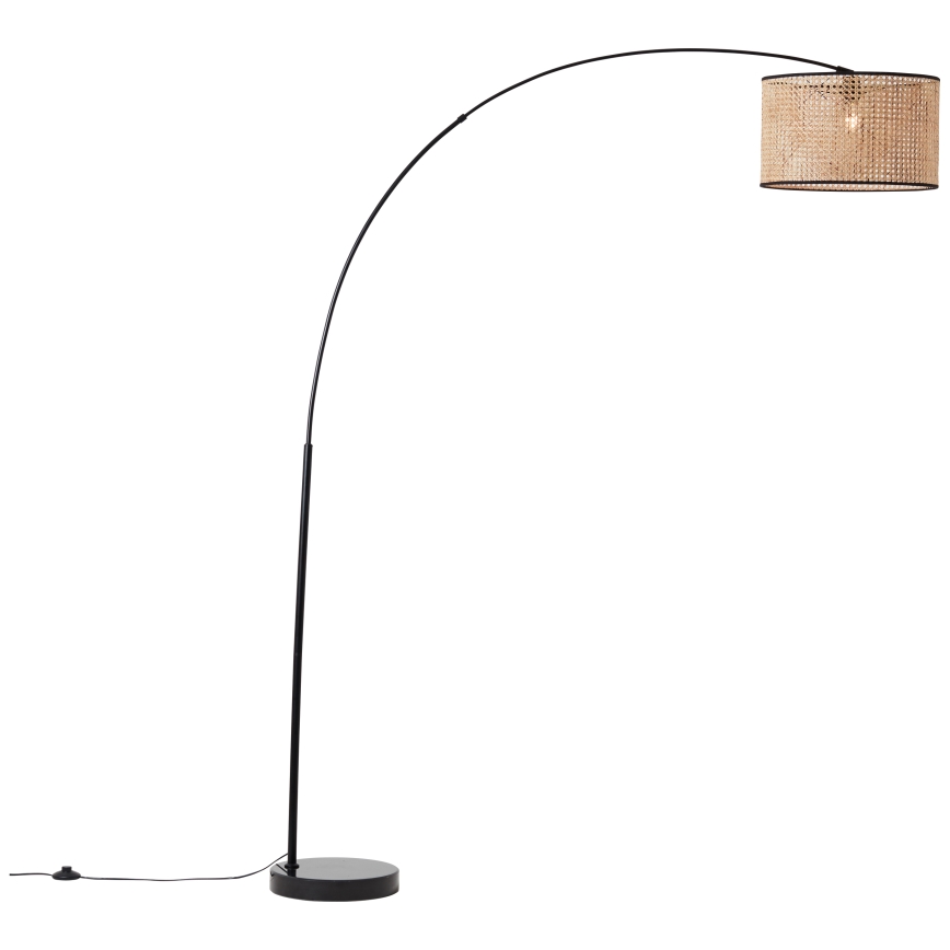 Brilliant - Lampada da terra WILEY 1xE27/60W/230V nera/beige
