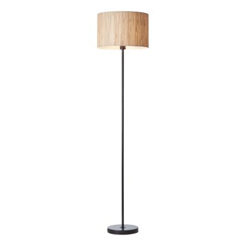 Brilliant - Lampada da terra WIMEA 1xE27/52W/230V nera/beige