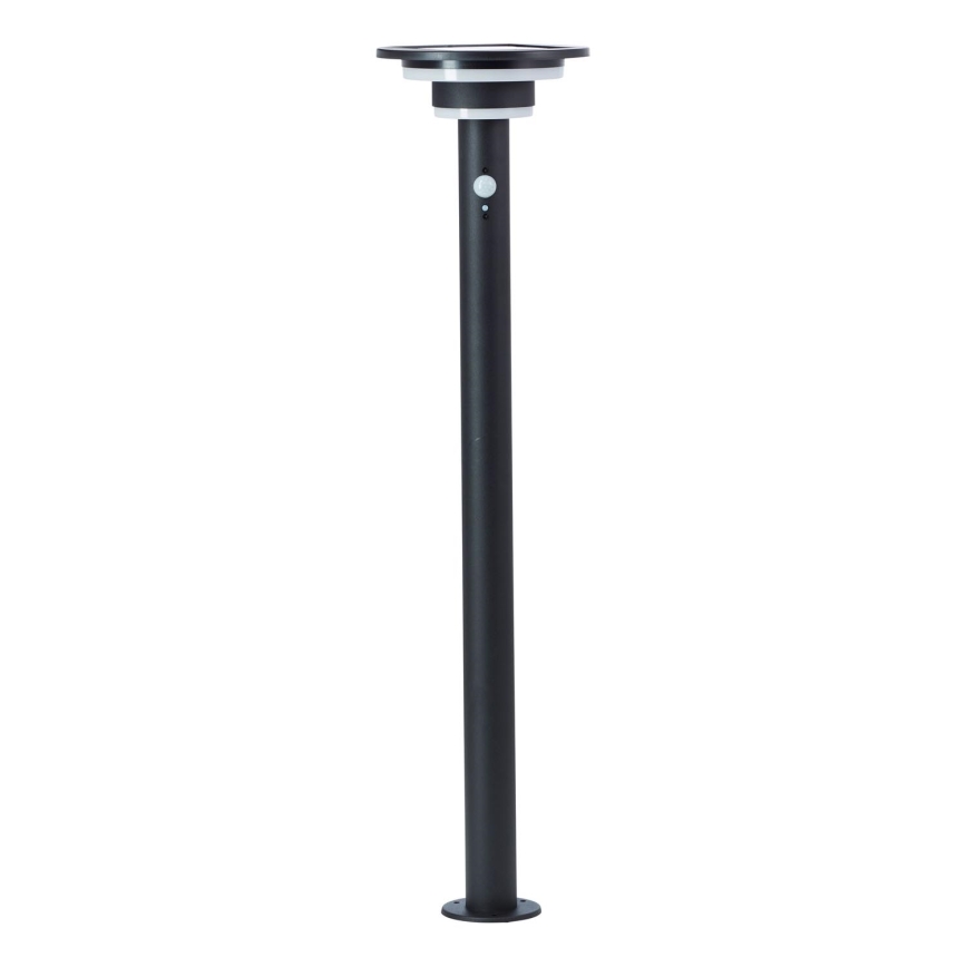 Brilliant - Lampada solare LED con sensore GARVINA LED/3W/3,7V 2000 mAh 85 cm IP44 nero