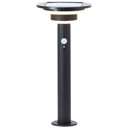 Brilliant - Lampada solare LED con sensore GARVINA LED/3W/3,7V 45 cm IP44 nero