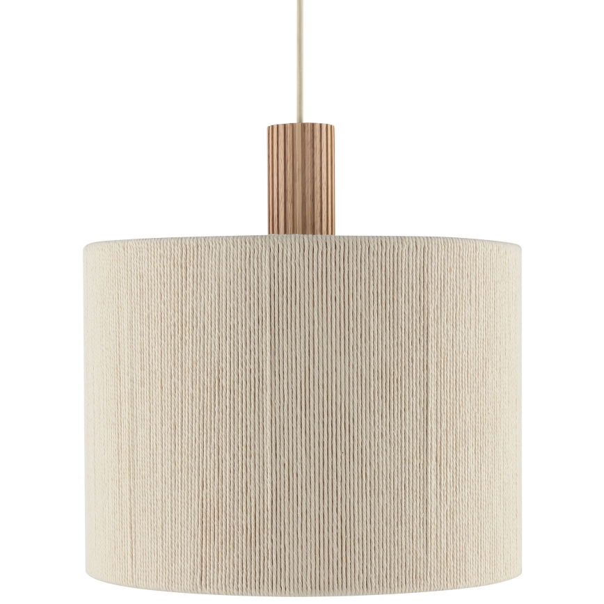 Brilliant - Lampadario a sospensione con cavo ARLO 1xE27/20W/230V Ø 35 cm crema