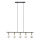 Brilliant - Lampadario a sospensione con cavo KERRY 5xE27/40W/230V nero/ottone