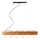 Brilliant - Lampadario a sospensione con filo CALANDRA 6xE27/42W/230V pino