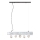 Brilliant - Lampadario a sospensione con filo VAGOS 5xE27/40W/230V