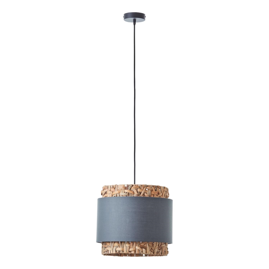 Brilliant - Lampadario a sospensione con filo WATERLILLY 1xE27/60W/230V diametro 35 cm grigio