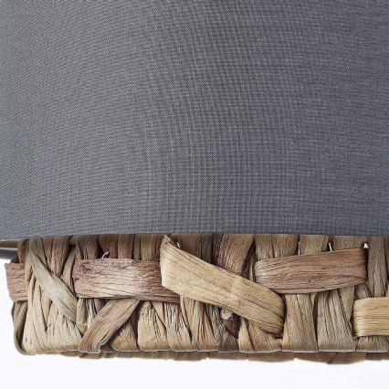 Brilliant - Lampadario a sospensione con filo WATERLILLY 3xE27/60W/230V grigio