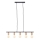 Brilliant - Lampadario a sospensione KERRY su cavo 5xE27/40W/230V nero/bambù