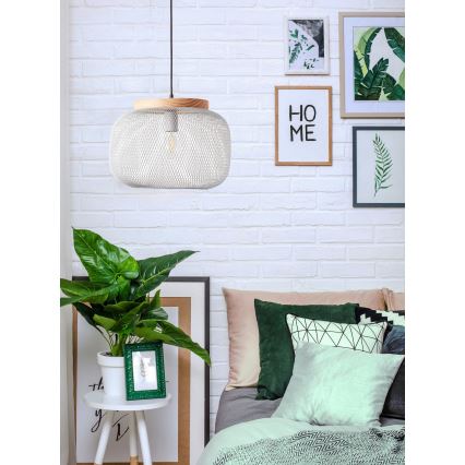 Brilliant - Lampadario a sospensione su cavo GIADA 1xE27/40W/230V Ø 39 cm grigio